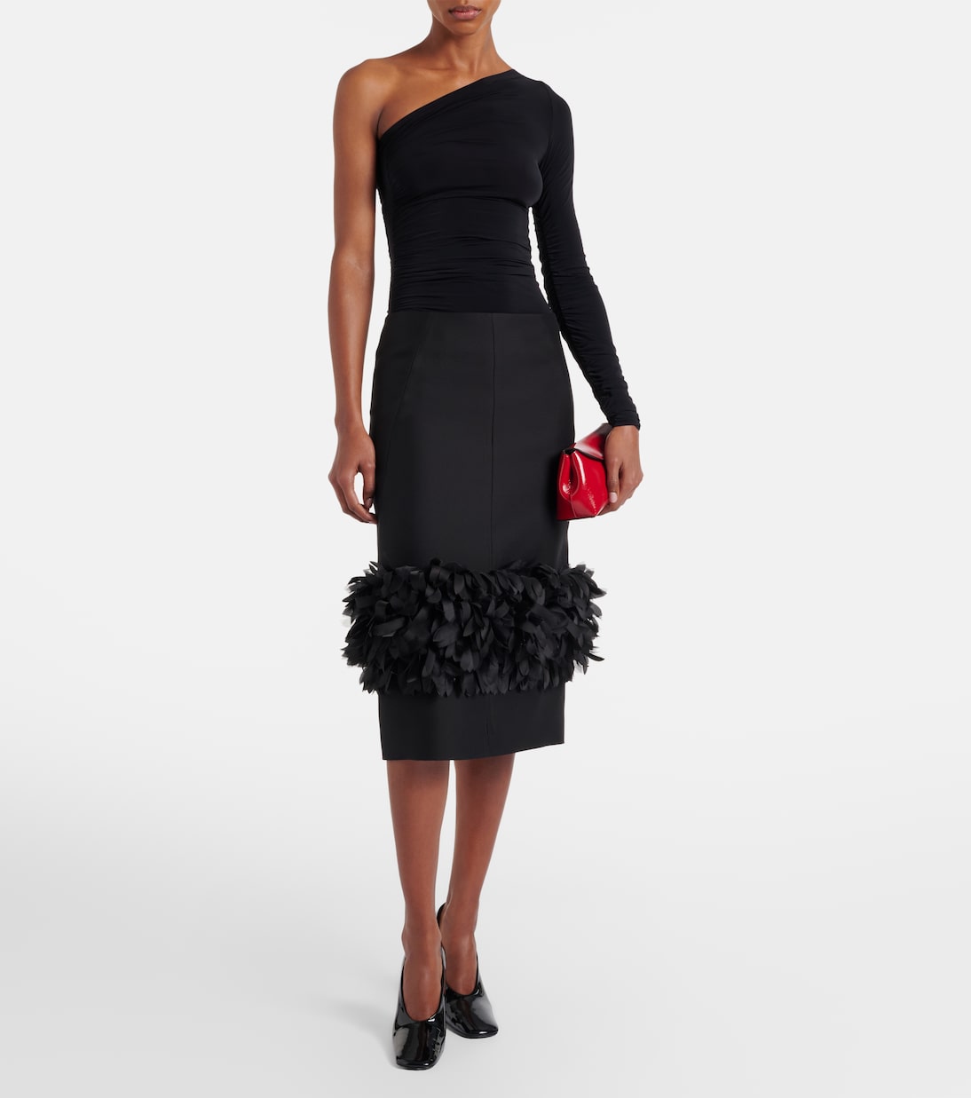 Wolford - Draped semi-sheer bodysuit