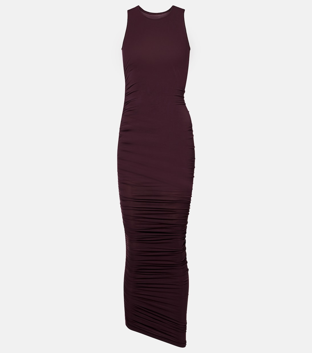 Wolford - Ruched sheer midi dress
