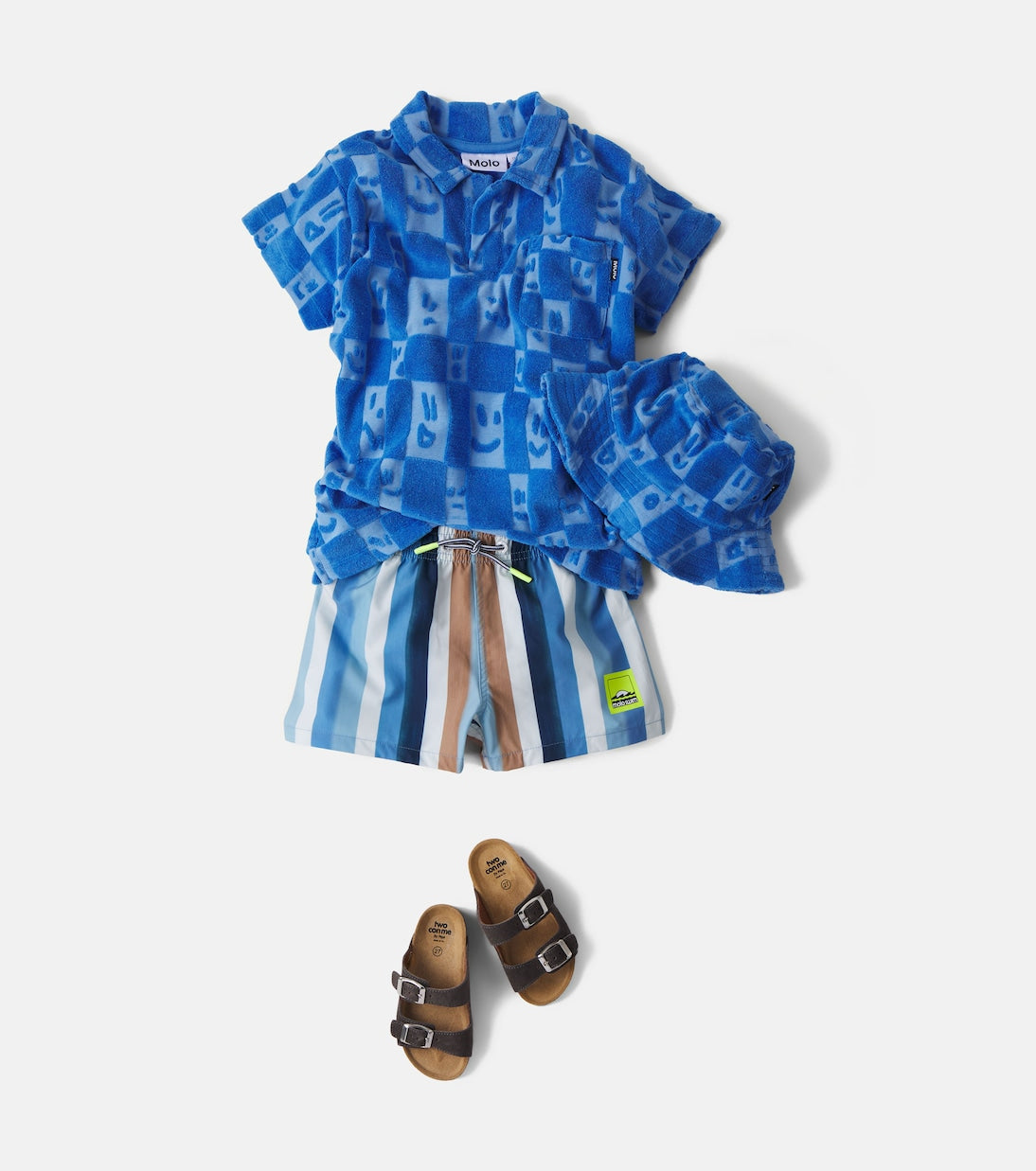 Molo - Niko striped swim trunks