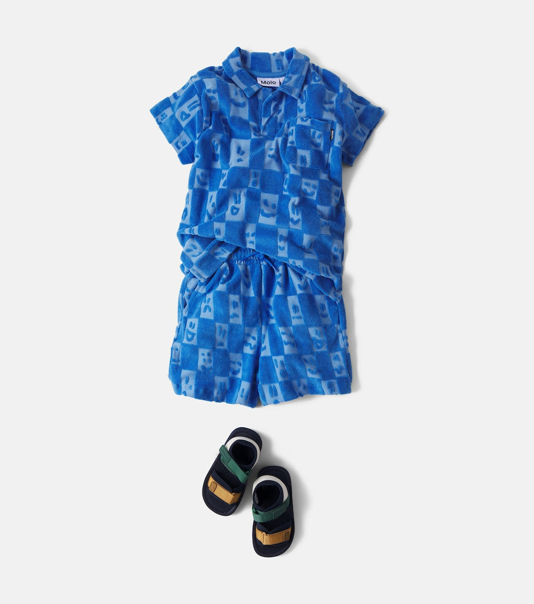 Molo - Randel cotton-blend terry polo shirt