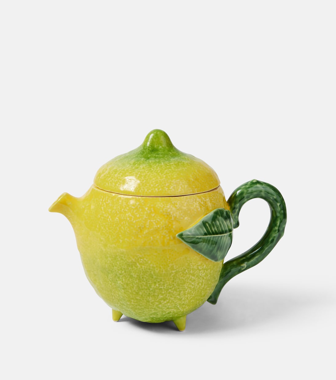 Bordallo Pinheiro - Lemon ceramic teapot