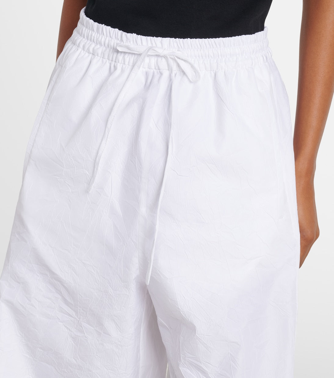Róhe - Cotton-blend barrel-leg pants