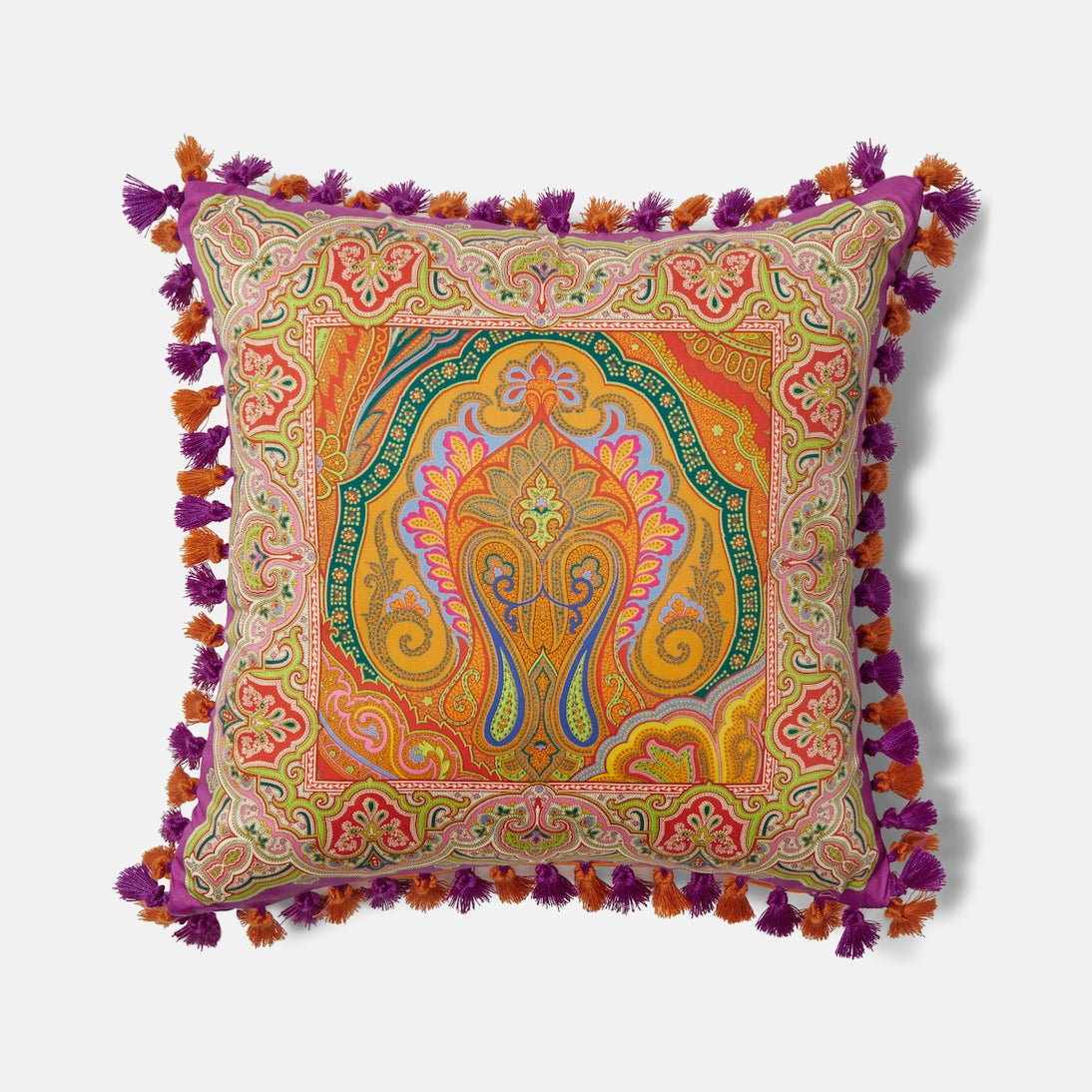 Etro - Pegaso paisley cotton cushion