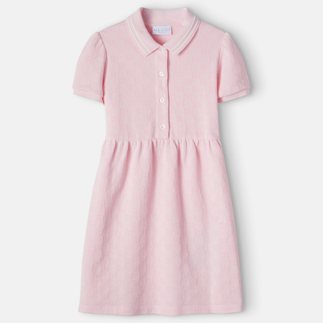 Gucci Kids - GG cotton piqué polo dress