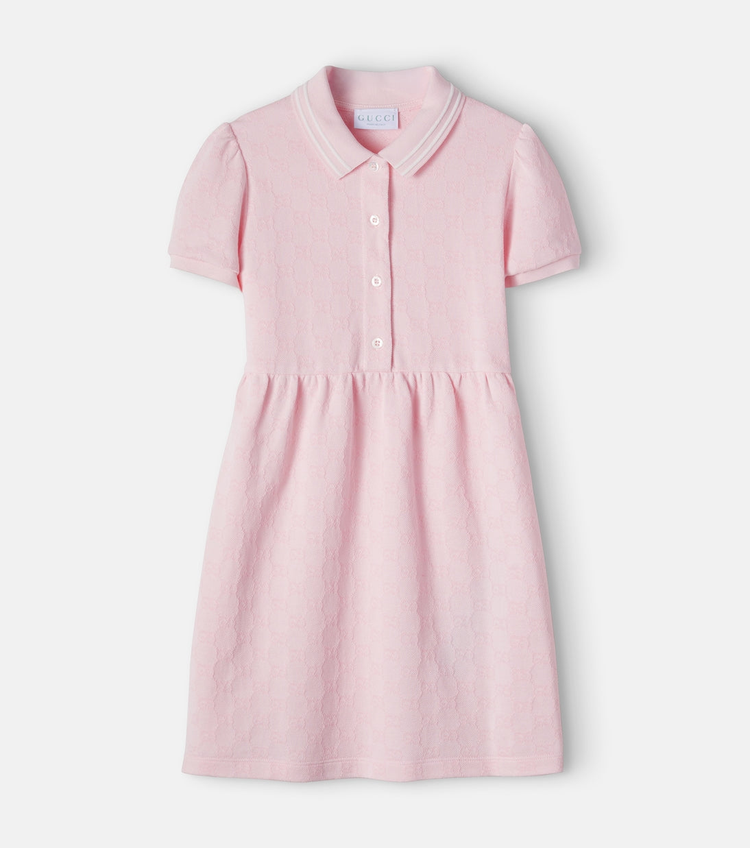 Gucci Kids - GG cotton piqué polo dress