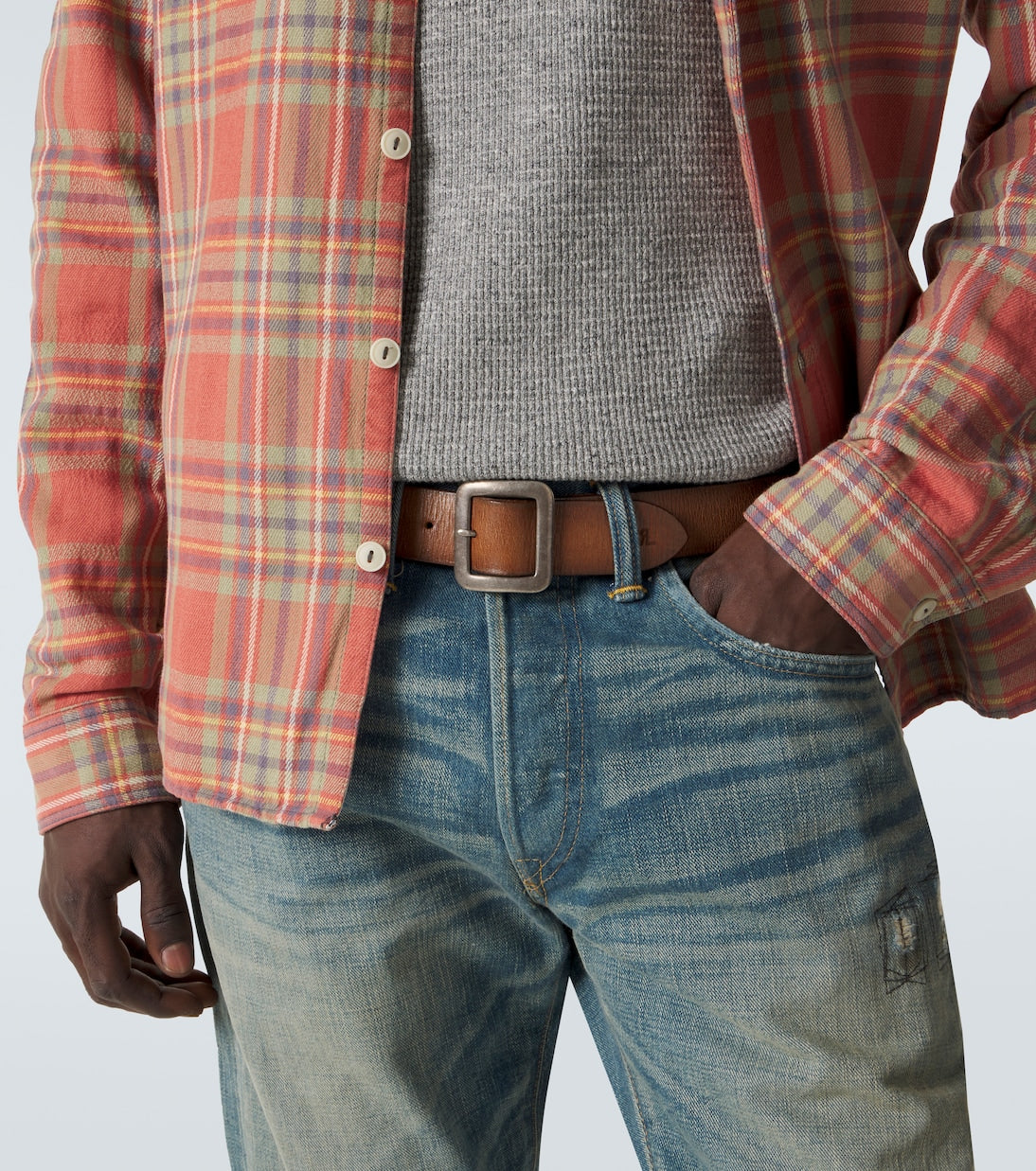 RRL - New Burling leather belt