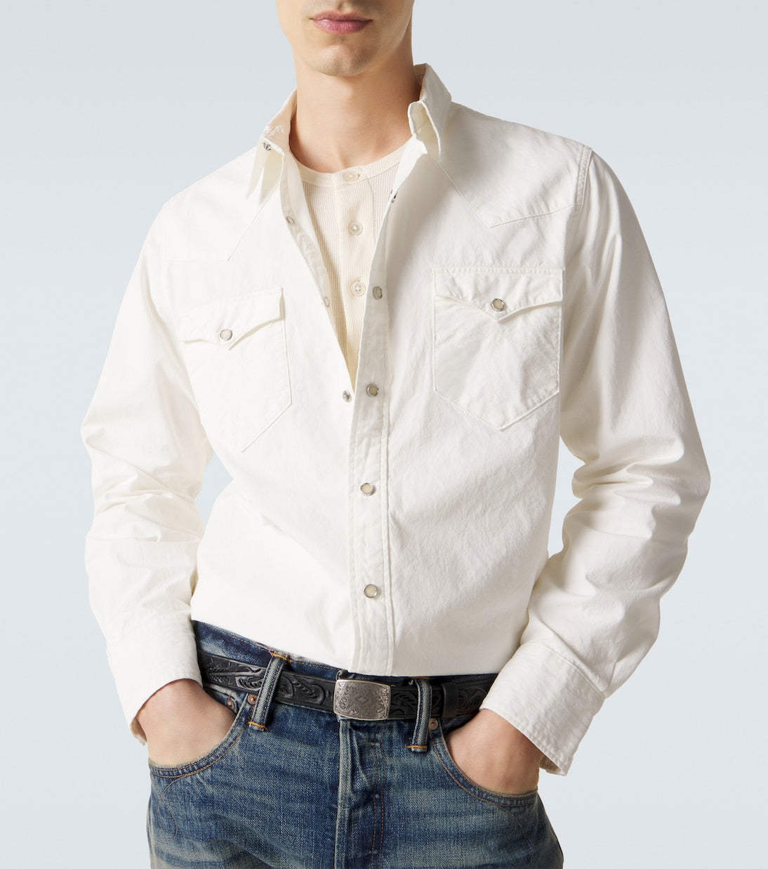 RRL - Buffalo West denim shirt
