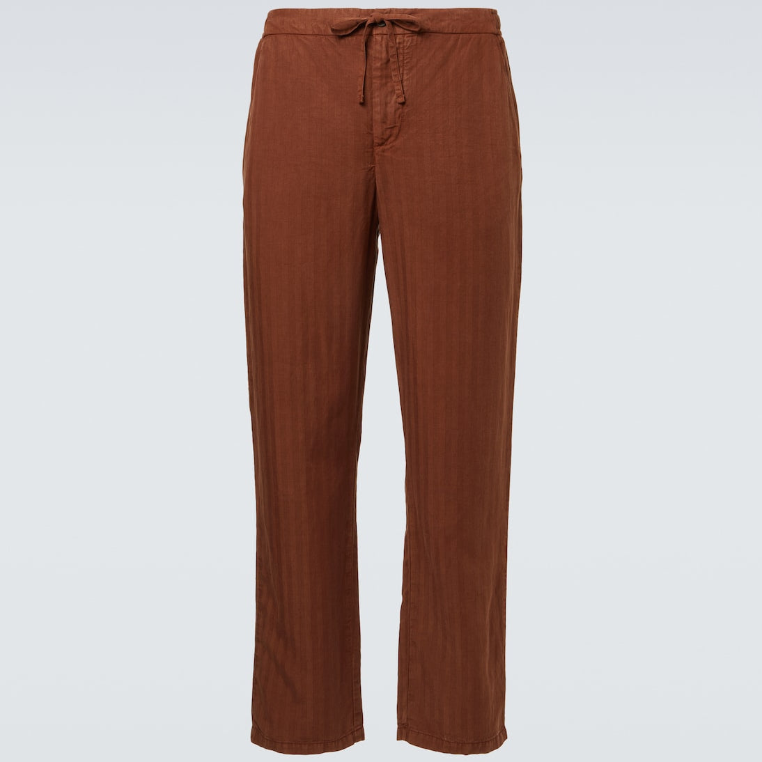 Frescobol Carioca - Mendes herringbone straight pants
