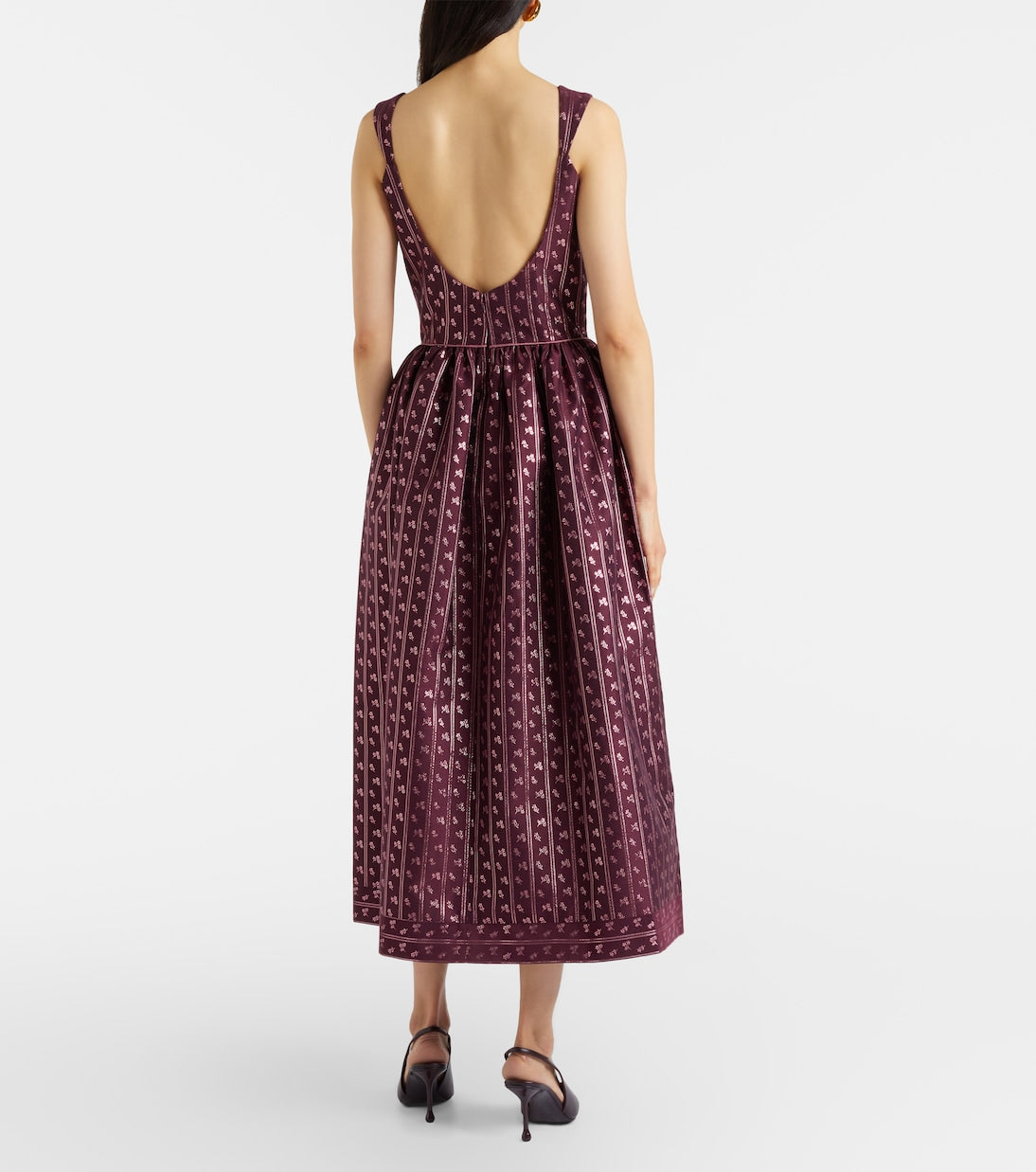 Markarian - Apple bow-detail bustier dress