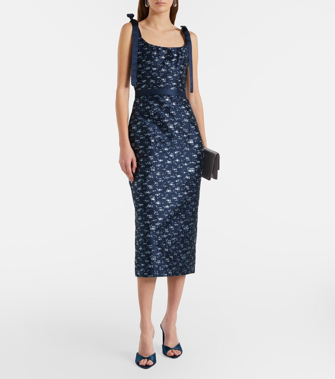 Markarian - Acacia floral brocade corset dress