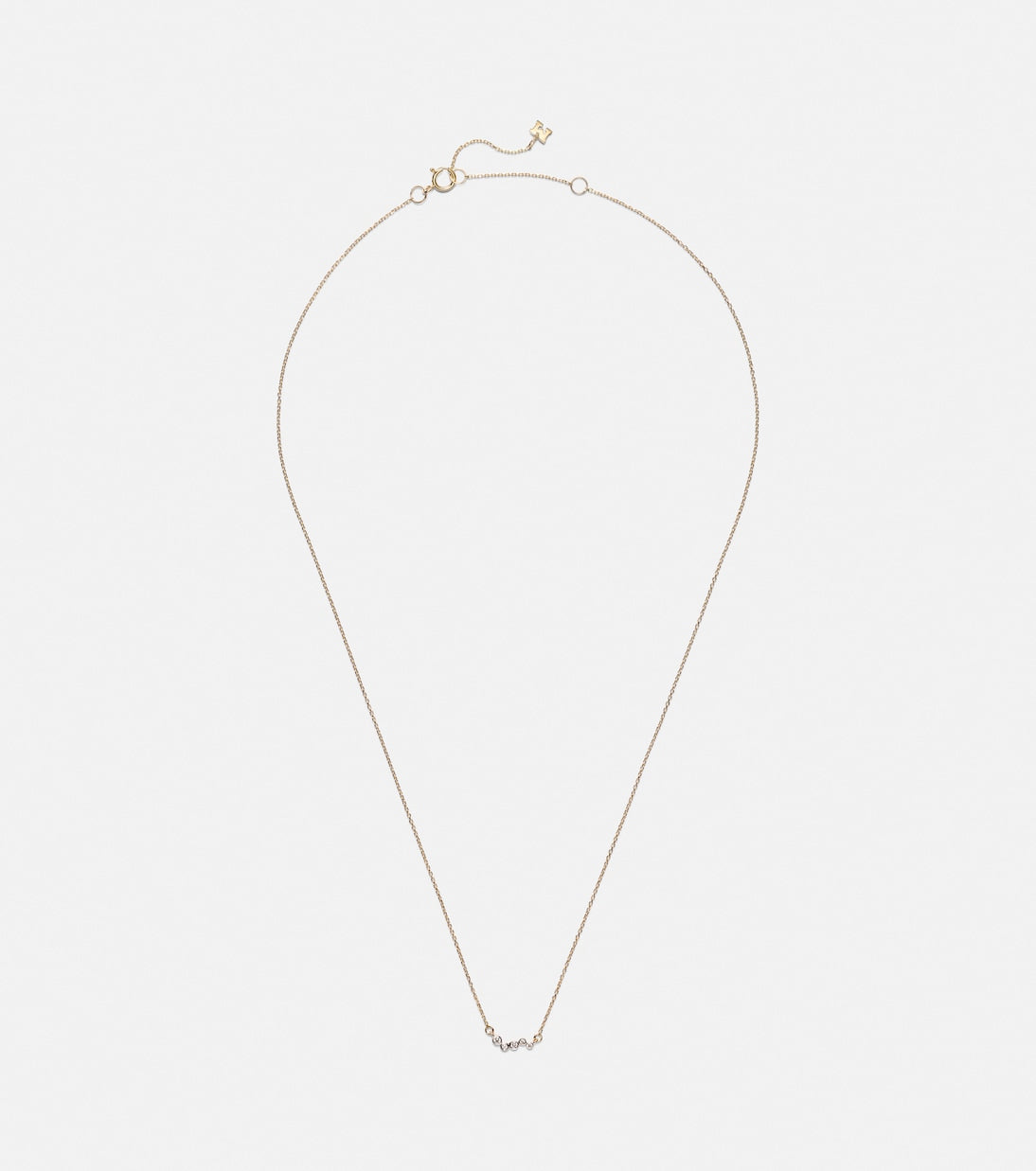 Mateo - 14kt gold necklace with diamonds
