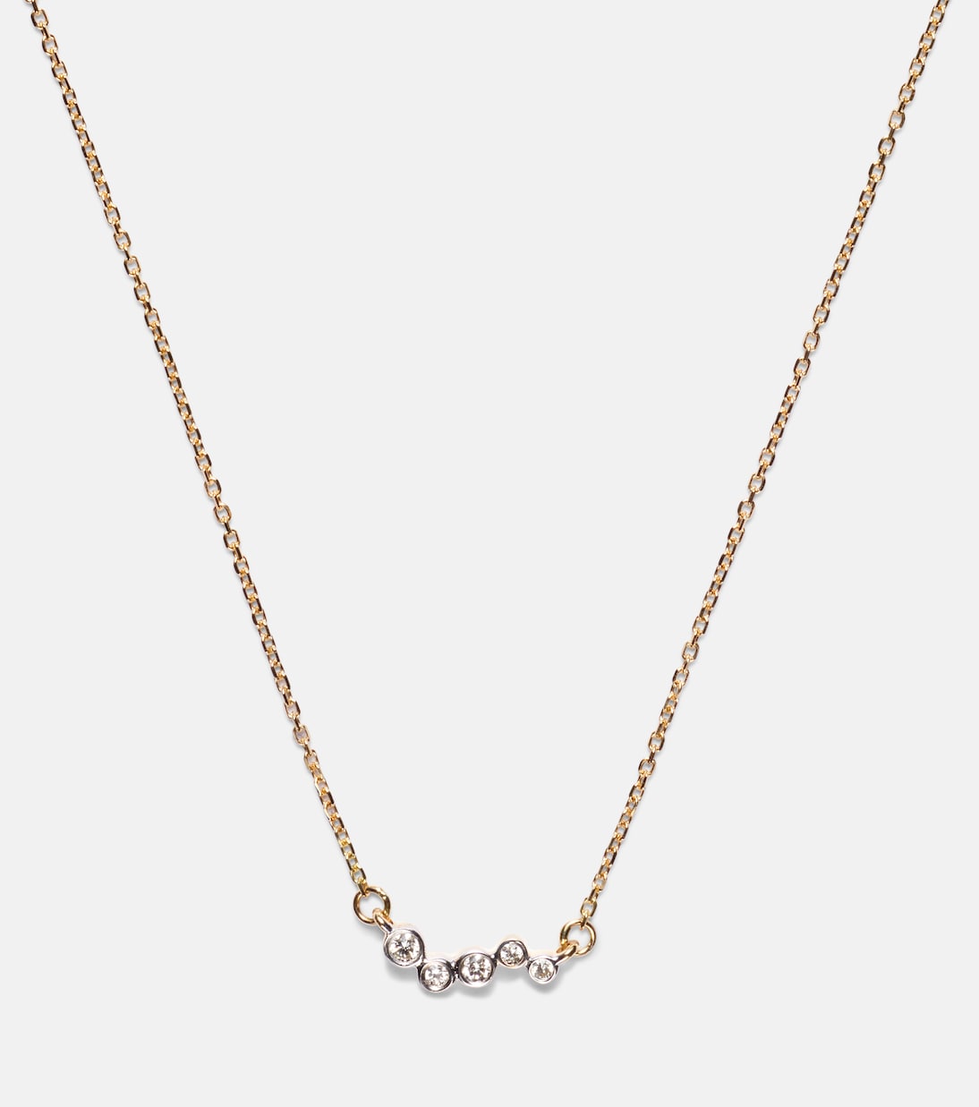 Mateo - 14kt gold necklace with diamonds