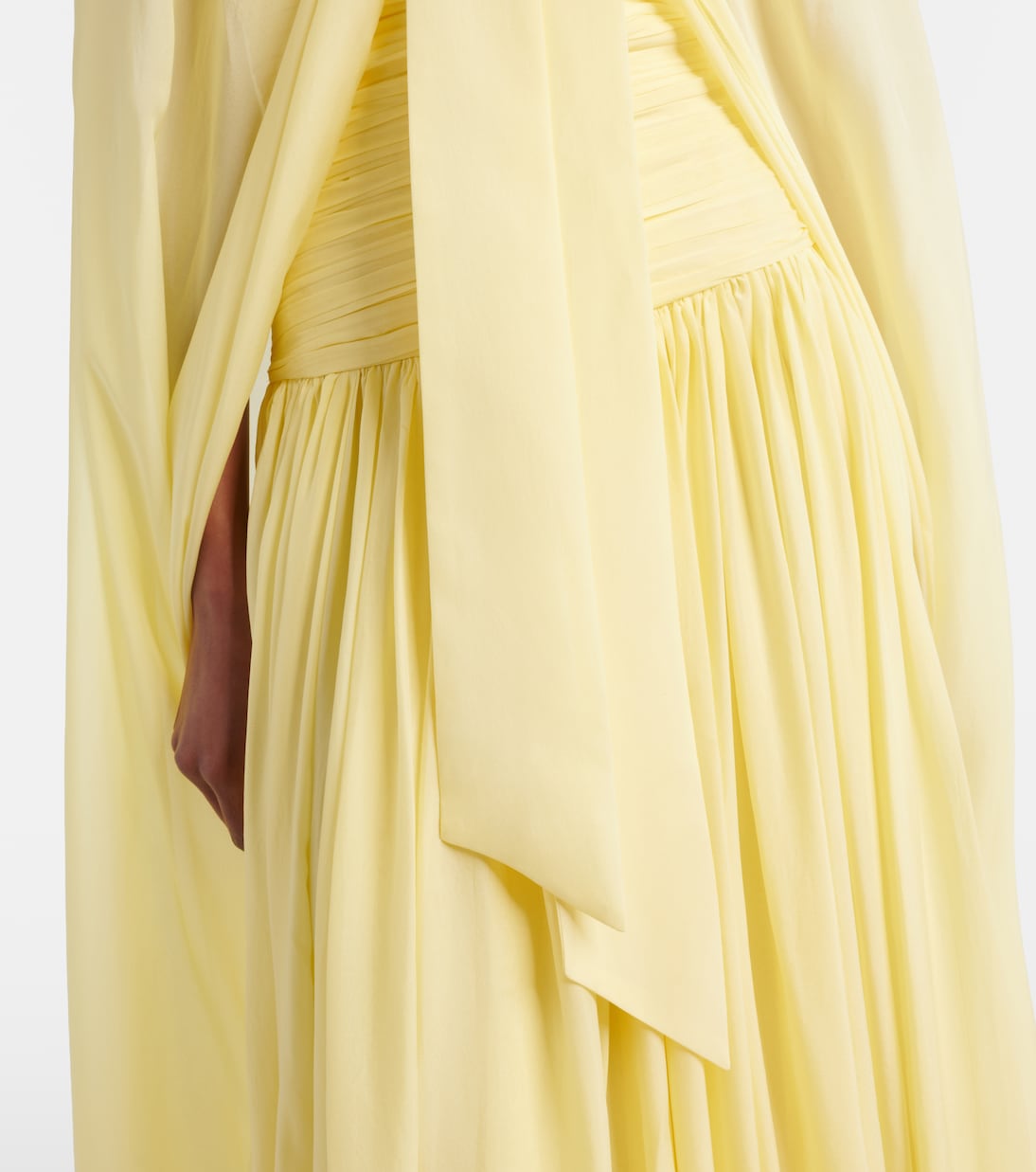 Là Fuori - Draped cape and gown set