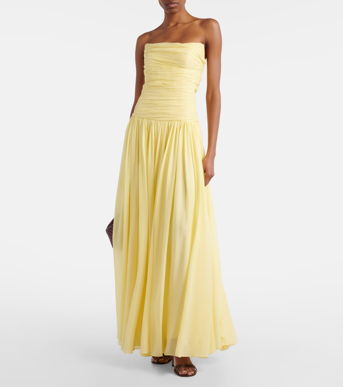 Là Fuori - Draped cape and gown set