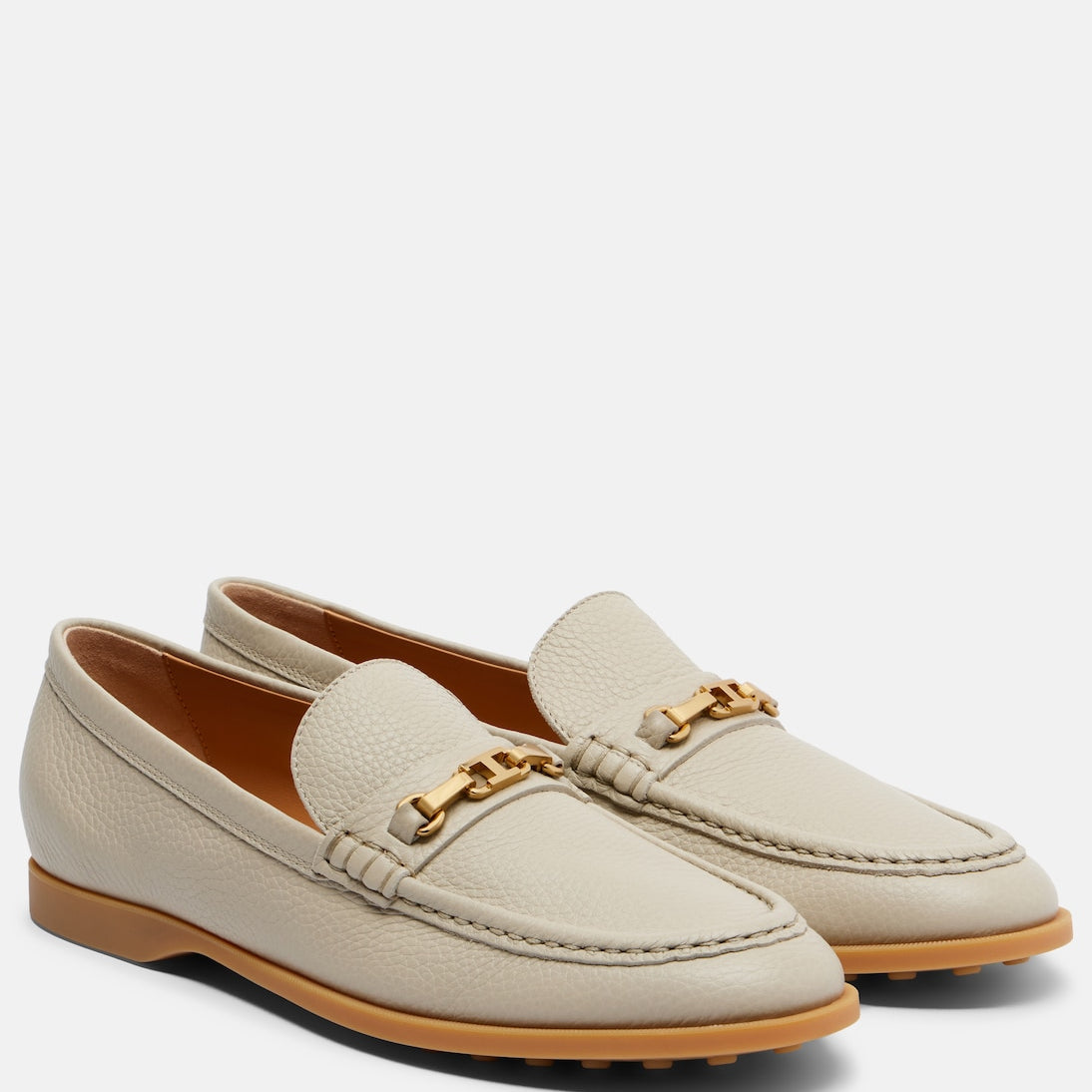 Tod's - Embellished leather loafers