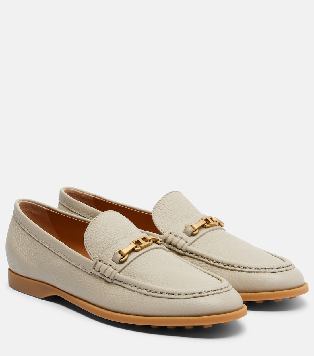 Tod's - Embellished leather loafers