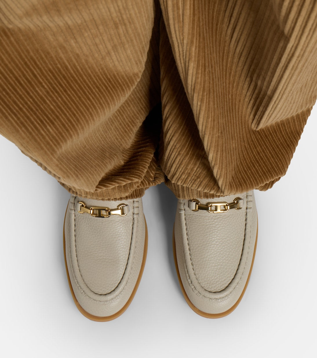 Tod's - Embellished leather loafers