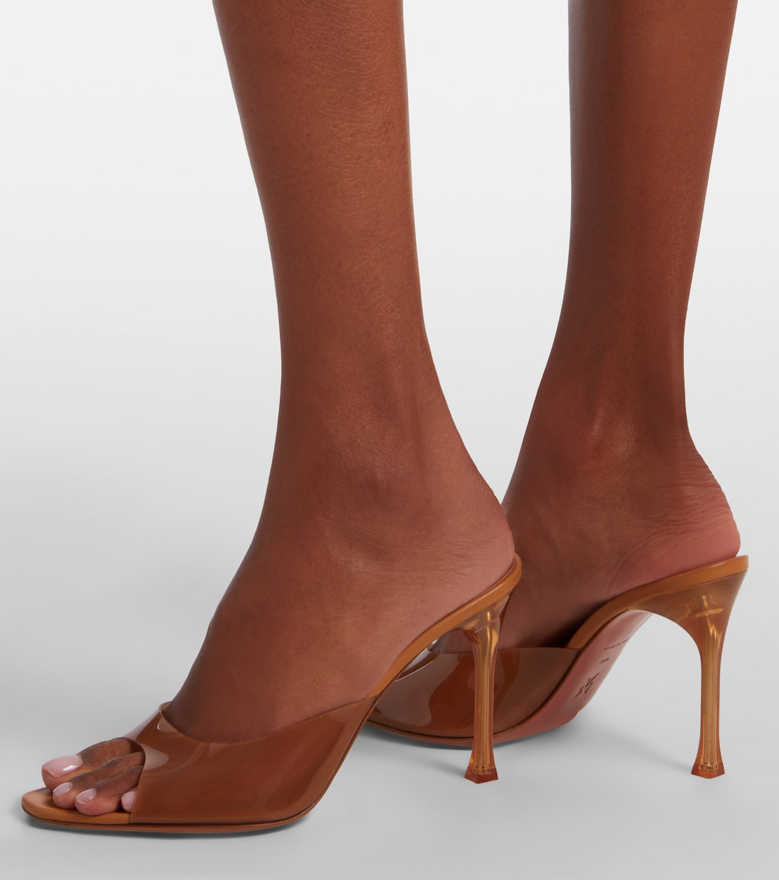 Amina Muaddi - Alexa PVC mules