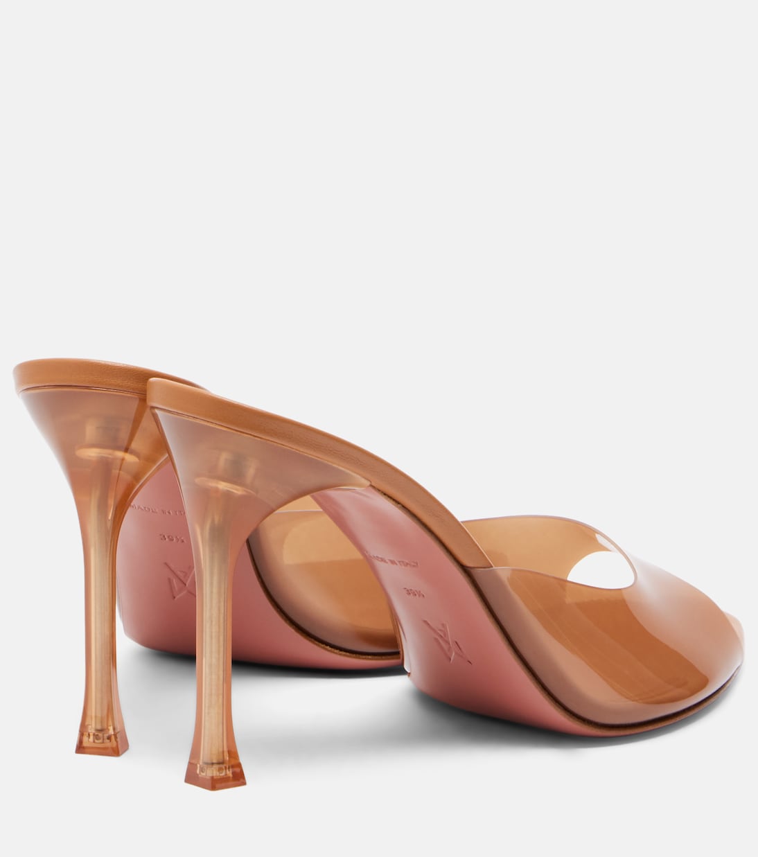 Amina Muaddi - Alexa PVC mules
