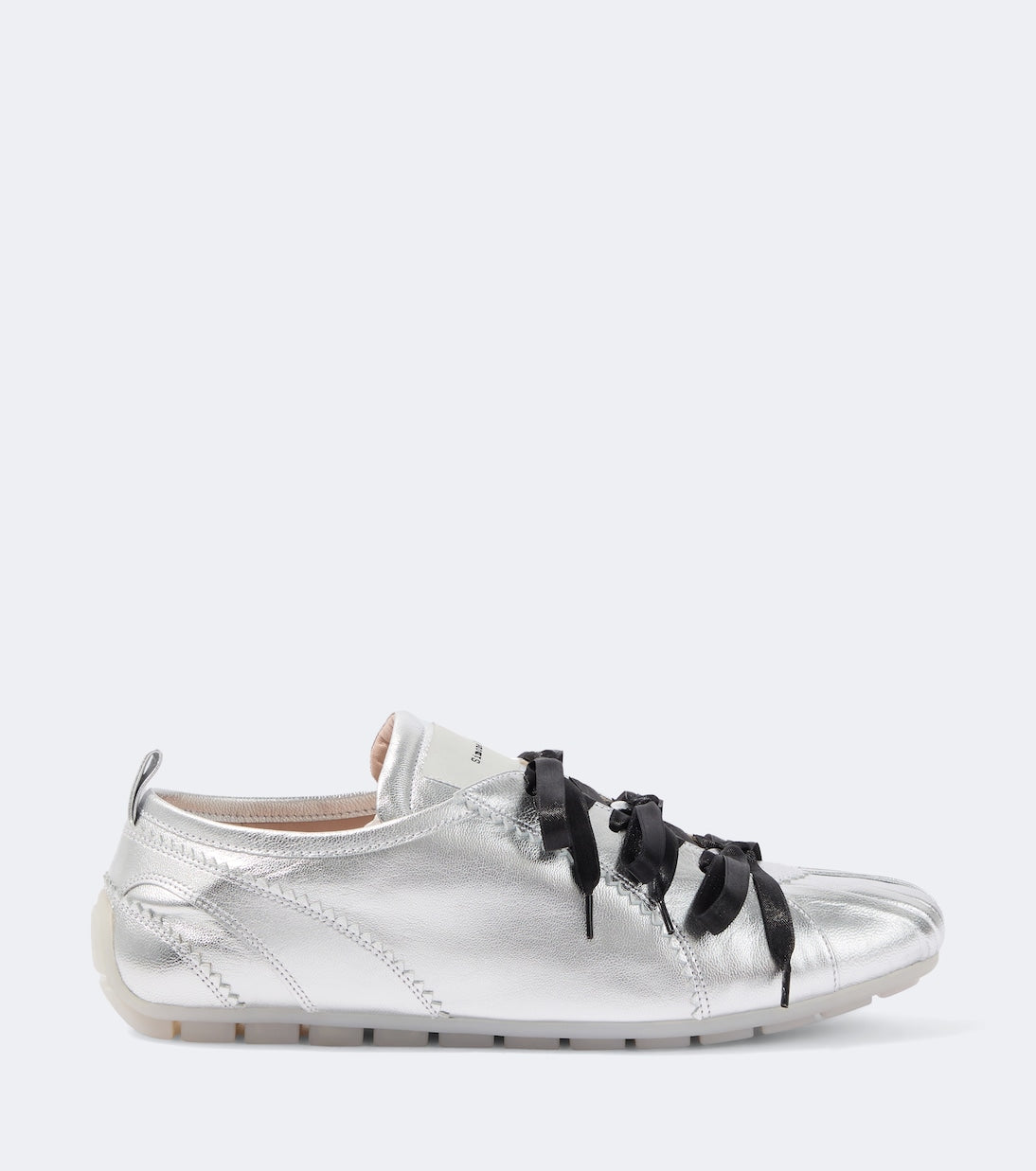 Simone Rocha - Ballerina Grip metallic leather sneakers