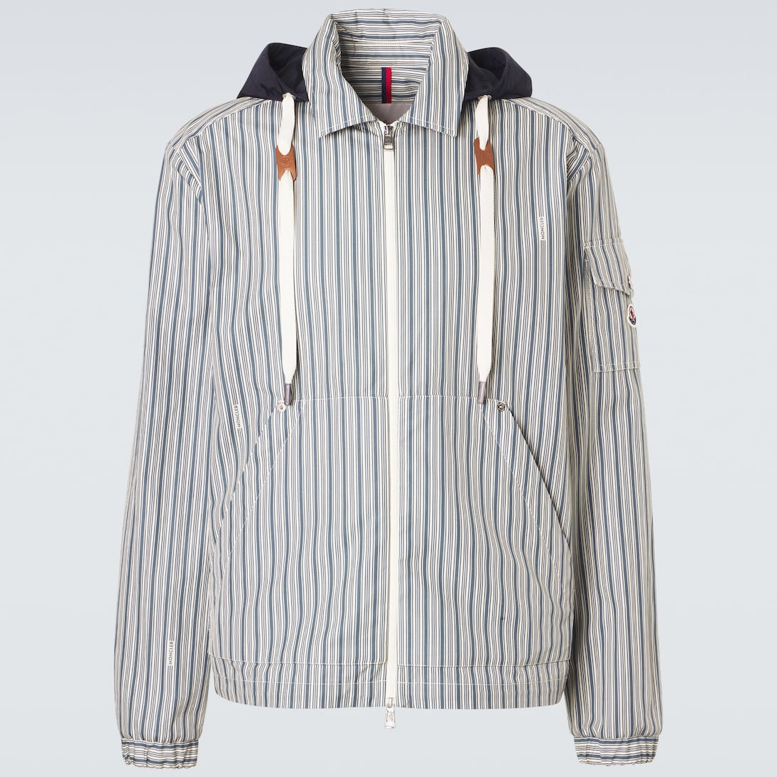 Moncler - Havas striped poplin blouson jacket