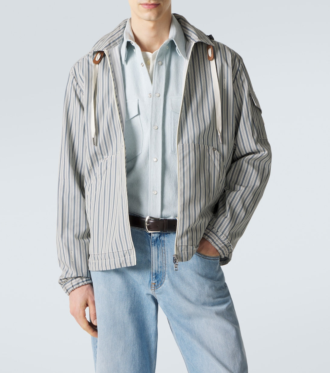 Moncler - Havas striped poplin blouson jacket
