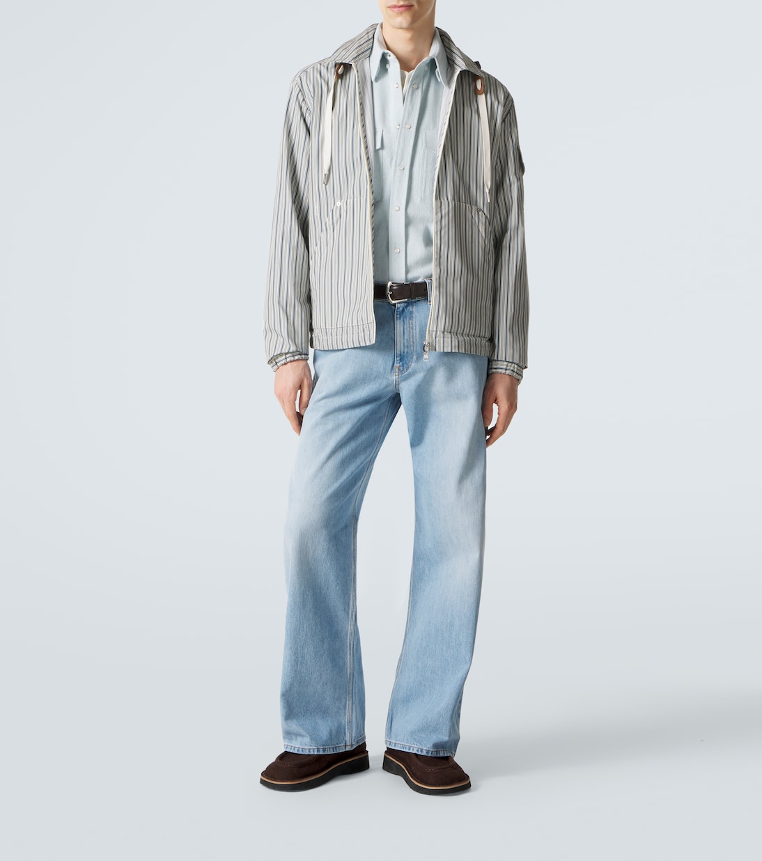 Moncler - Havas striped poplin blouson jacket