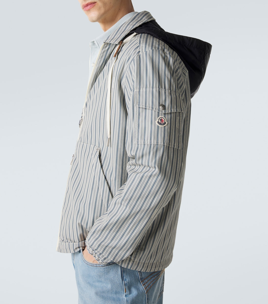 Moncler - Havas striped poplin blouson jacket