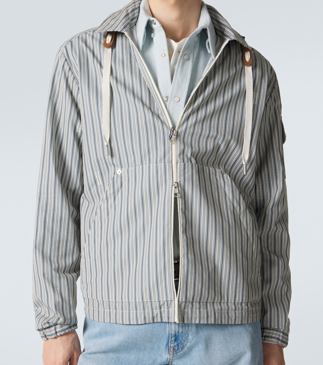 Moncler - Havas striped poplin blouson jacket