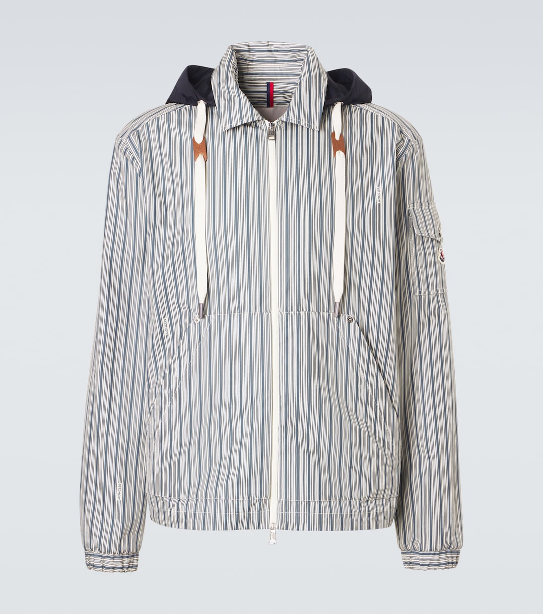 Moncler - Havas striped poplin blouson jacket