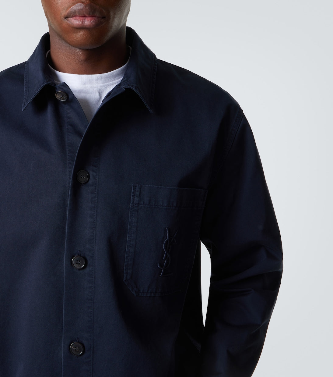 Saint Laurent - Cassandre cotton shirt