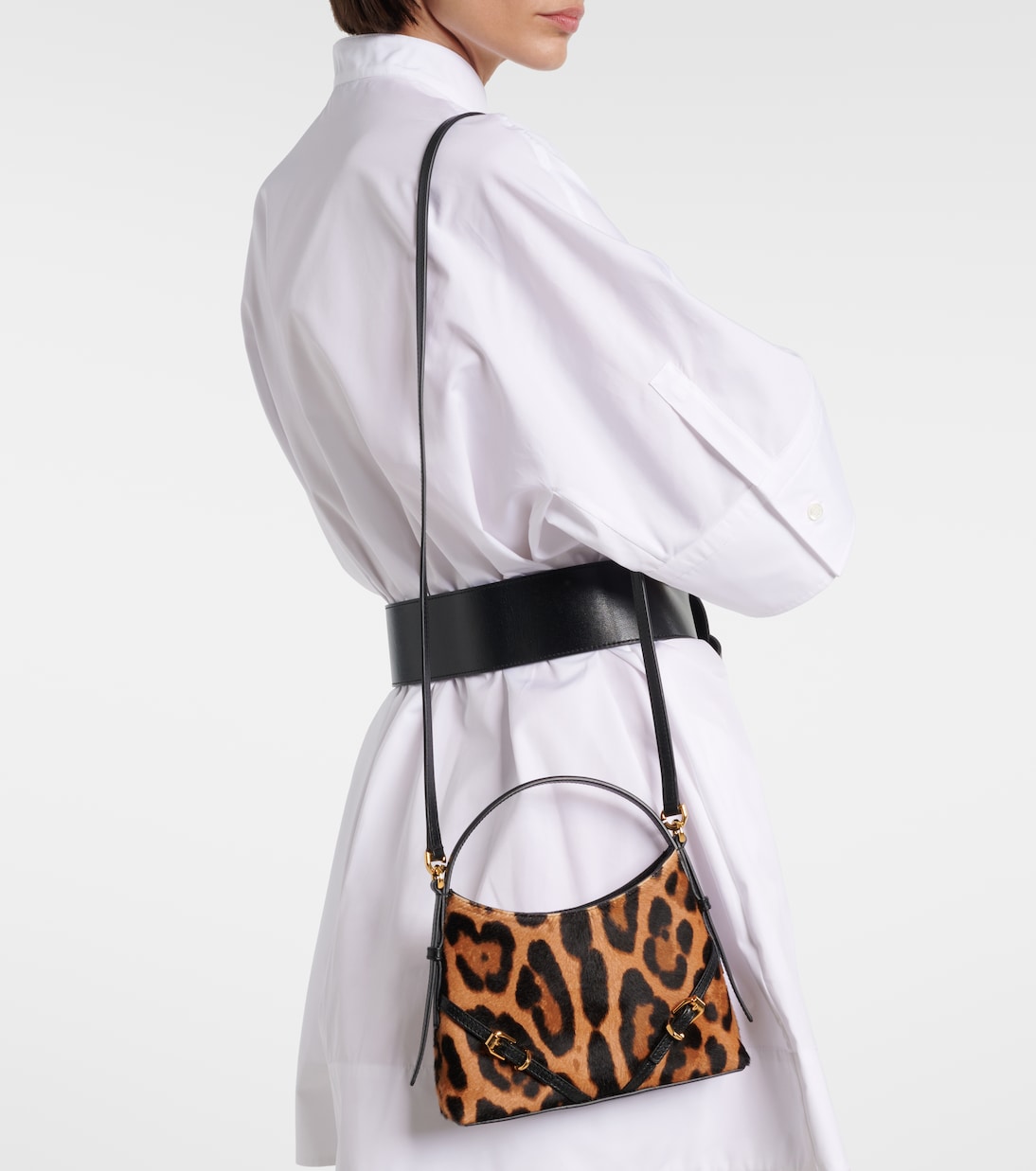Givenchy - Voyou Mini calf hair shoulder bag
