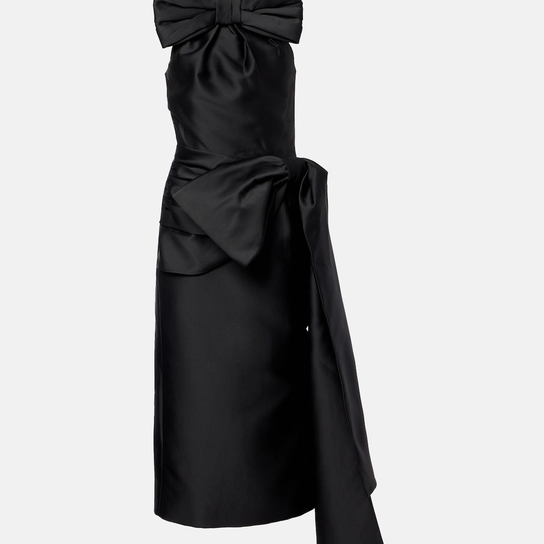 Shushu/Tong - Bow-detail satin midi dress
