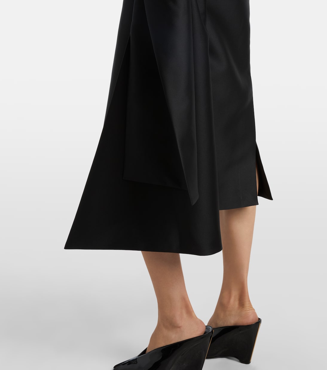 Shushu/Tong - Bow-detail satin midi dress