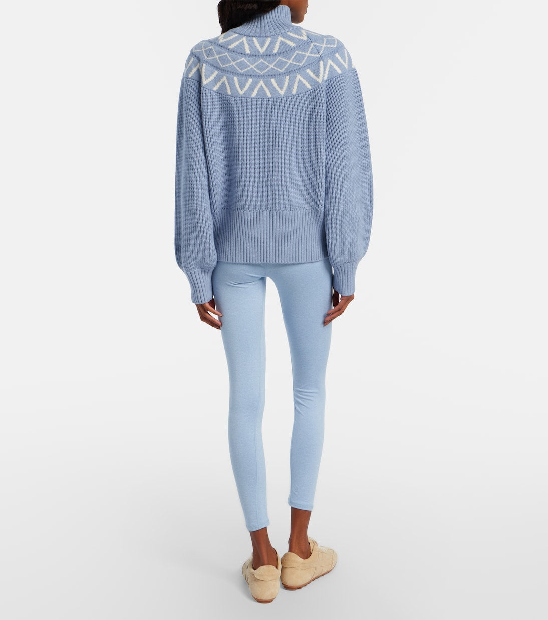 Varley - Marcie ribbed-knit turtleneck sweater