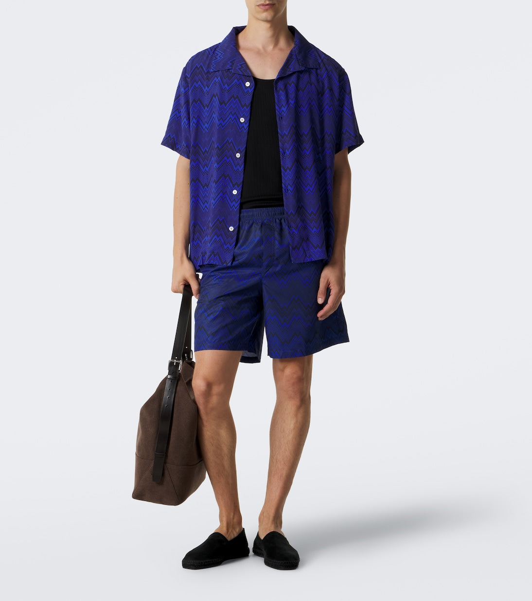 Missoni - Zigzag bowling shirt
