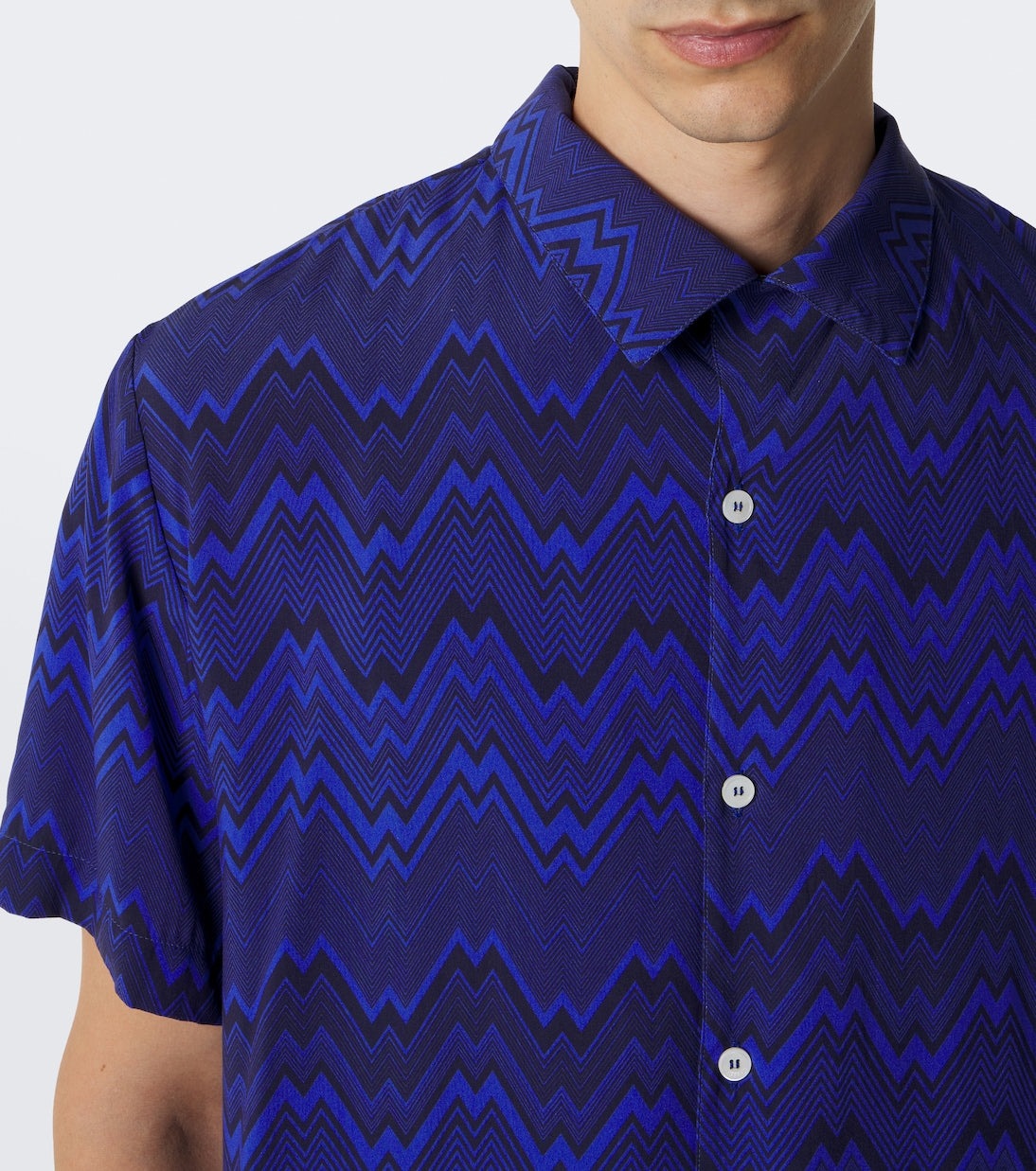 Missoni - Zigzag bowling shirt