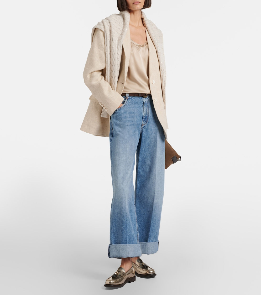 Brunello Cucinelli - Wide-leg jeans