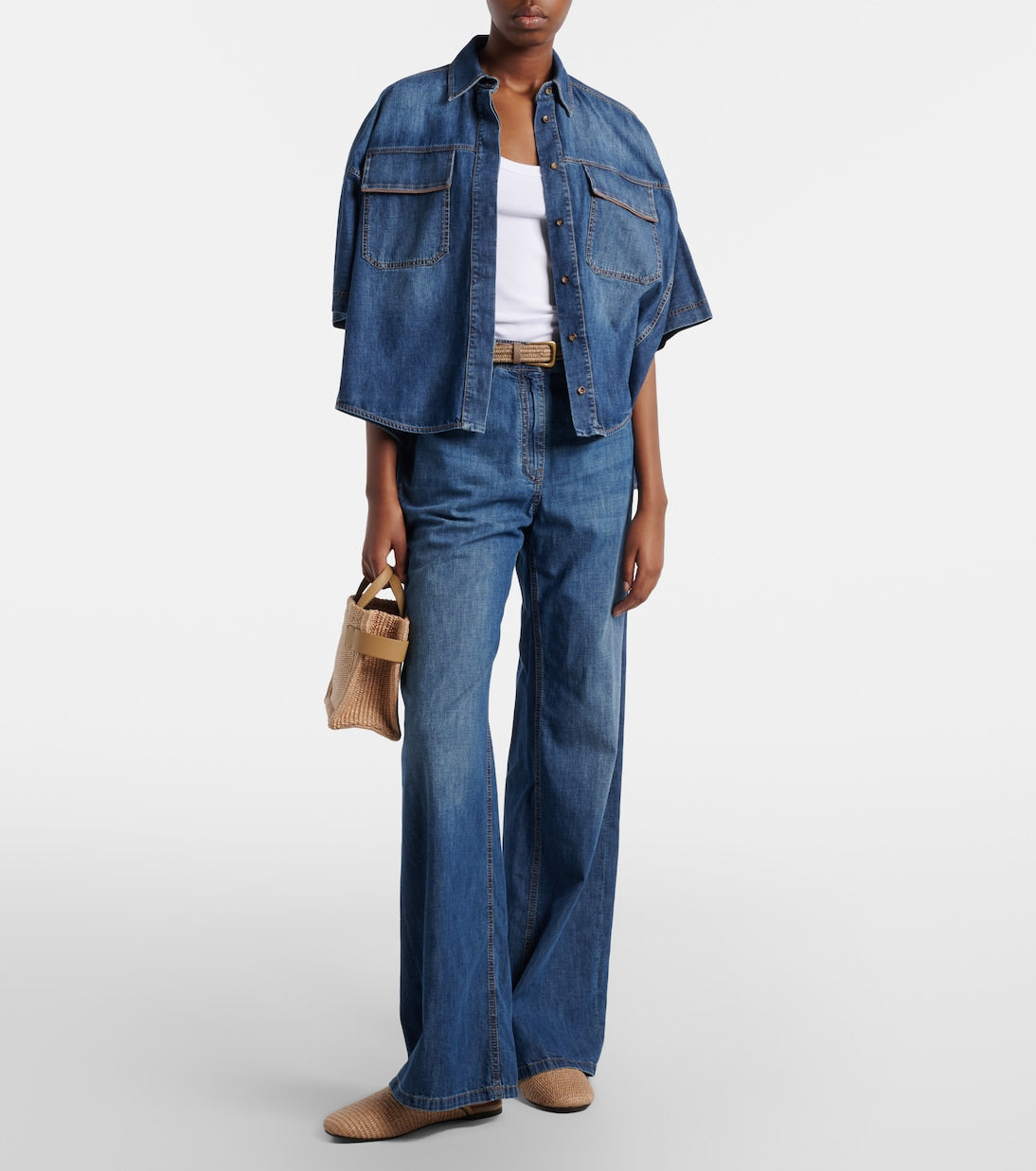 Brunello Cucinelli - Wide-leg jeans