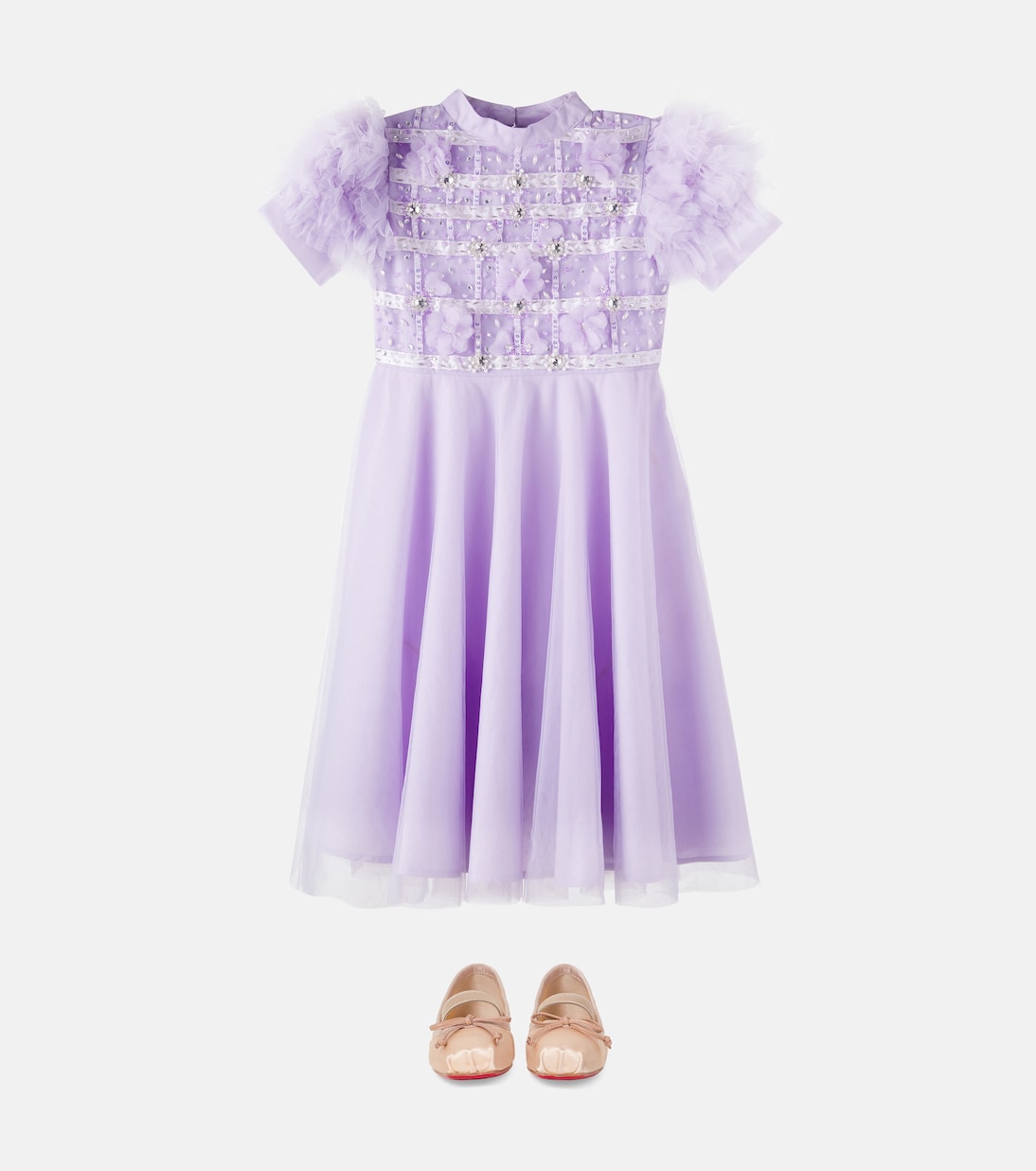 Tutu Du Monde - Aria embellished ruffled tulle dress
