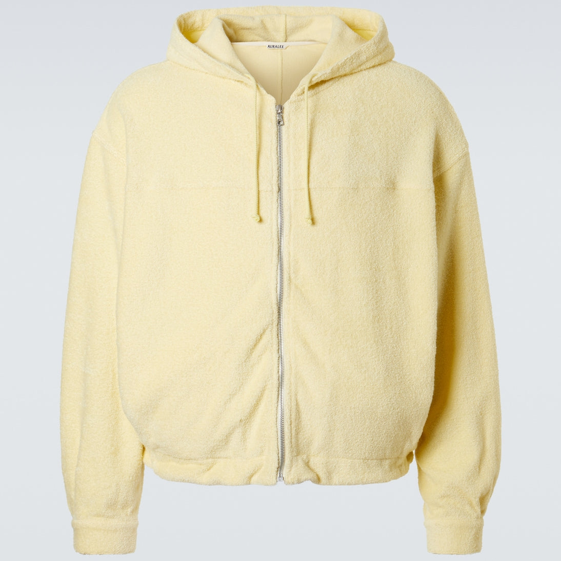 Auralee - Cotton-blend pile zip-up hoodie