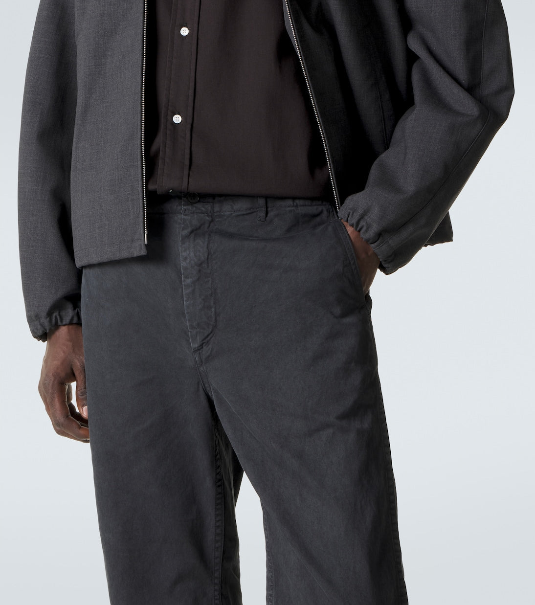Auralee - Cotton straight chinos