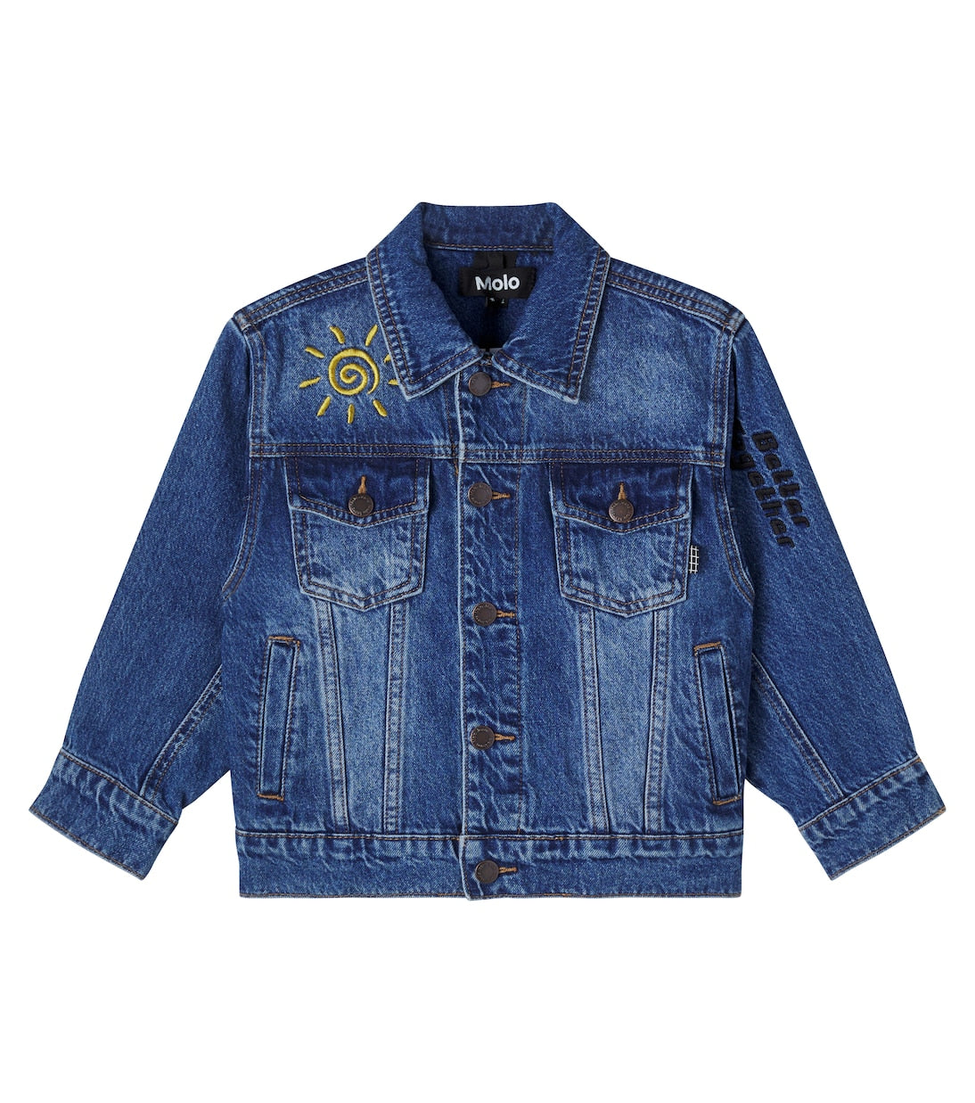 Molo - Honore patch-appliqué denim jacket