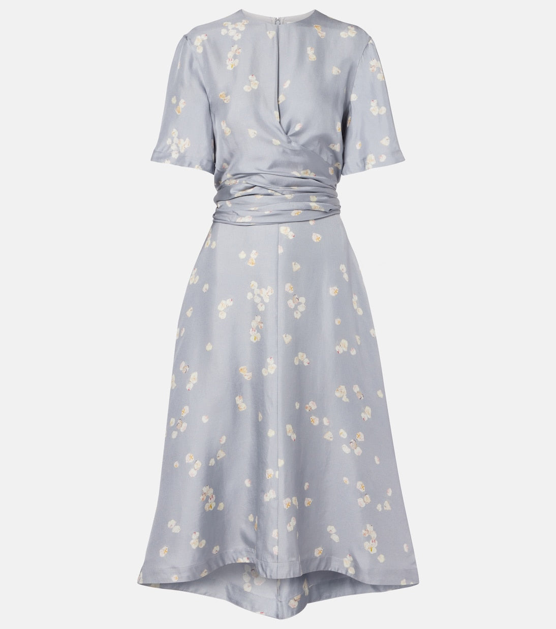 Altuzarra - Kirsty floral draped silk midi dress