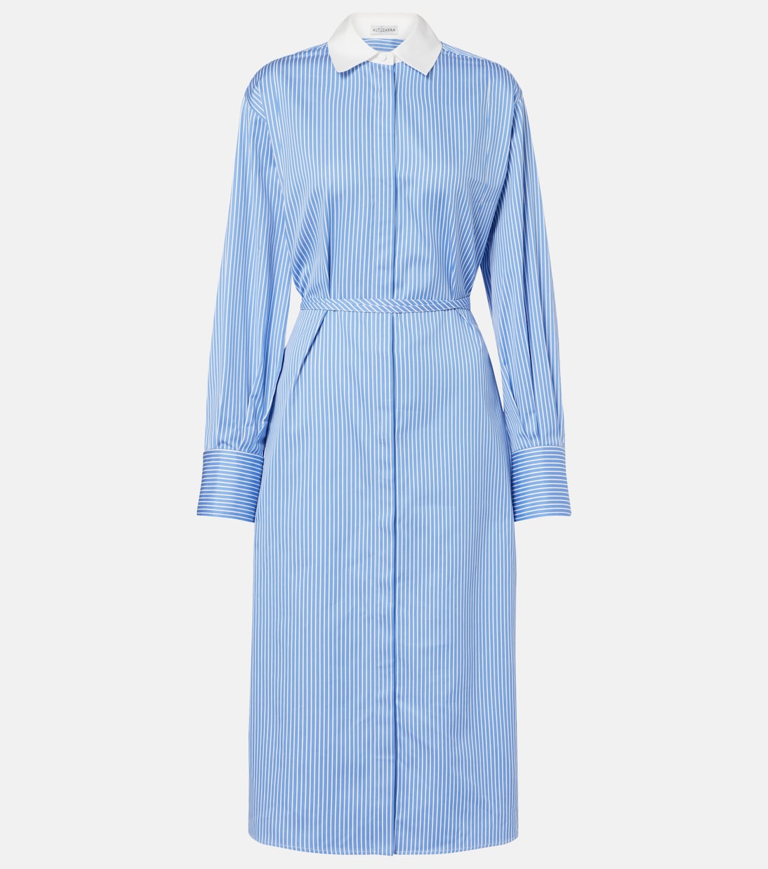 Altuzarra - Floyd pinstripe cotton poplin shirt dress