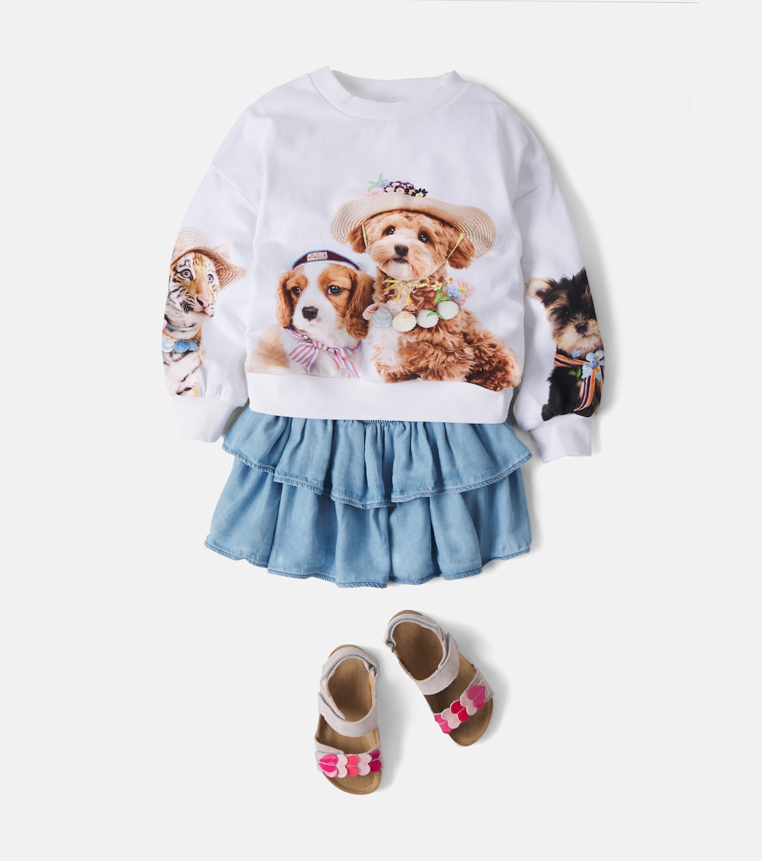 Molo - Maxi printed cotton jersey sweatshirt