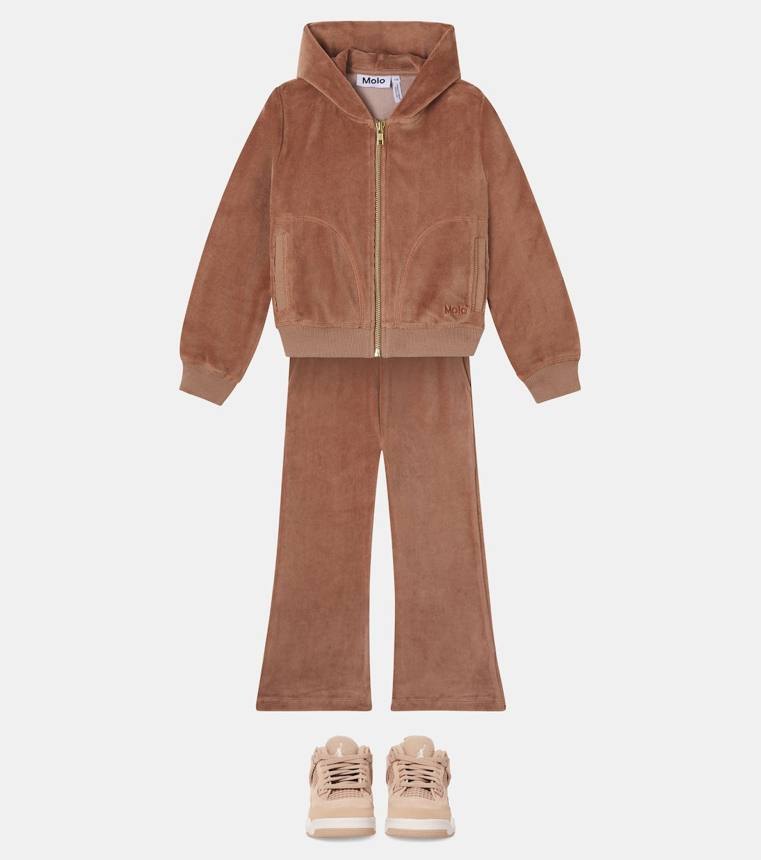 Molo - Cotton-blend jersey hoodie