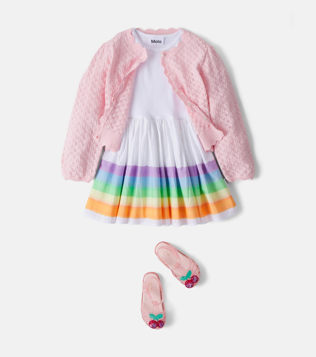 Molo - Cissa striped cotton-blend dress