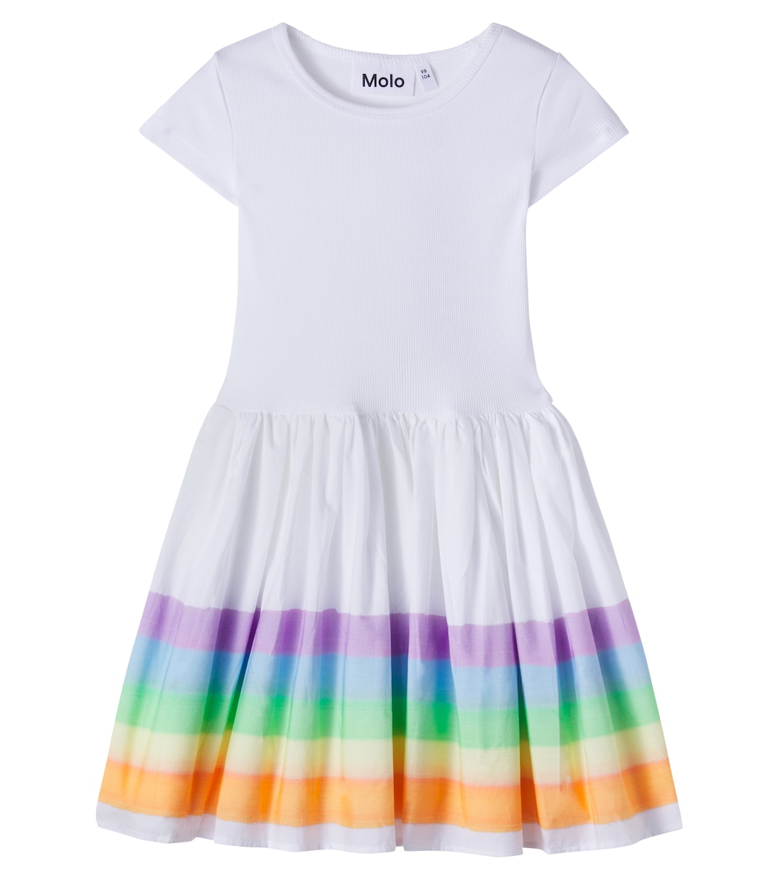 Molo - Cissa striped cotton-blend dress
