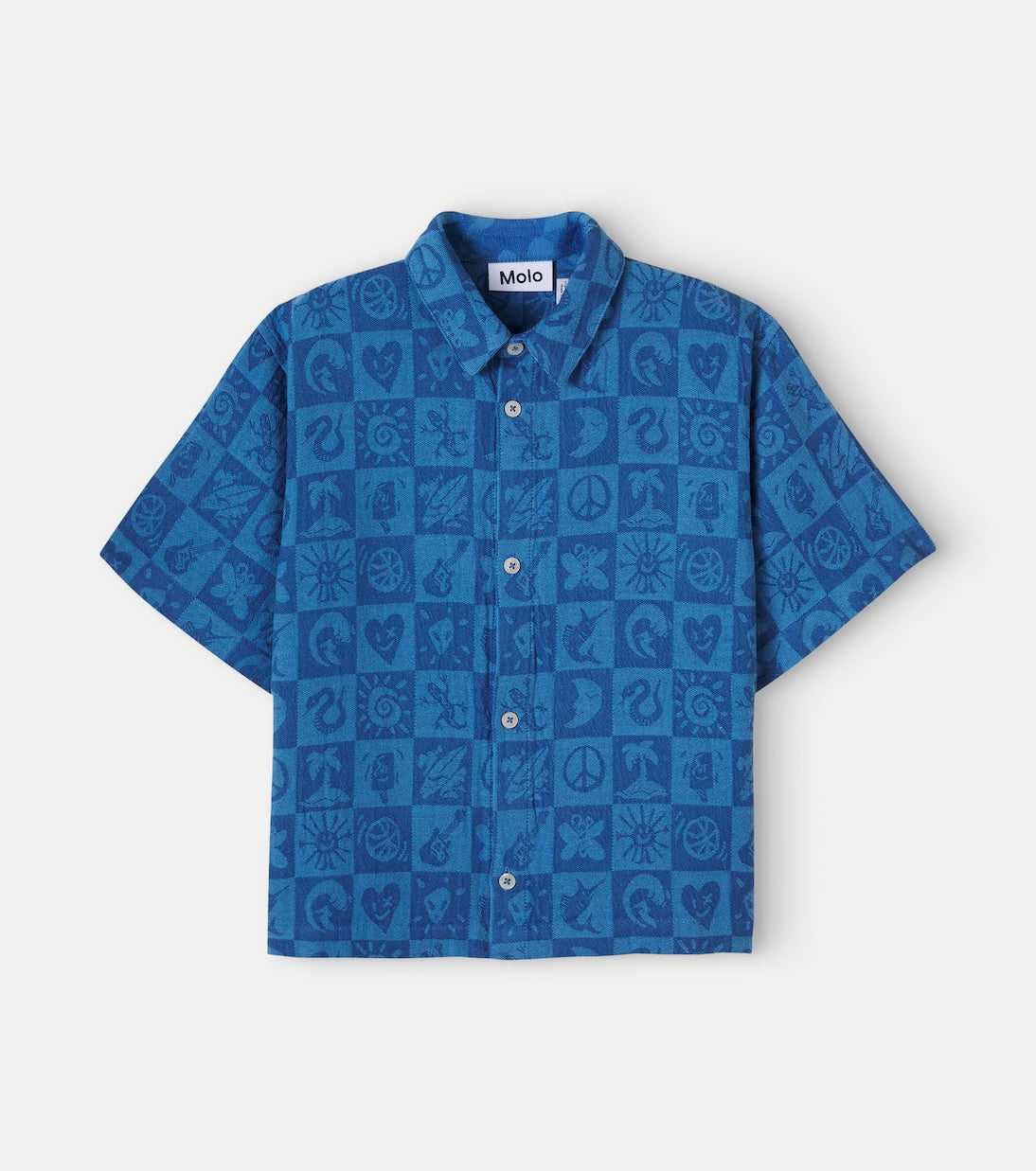 Molo - Richie checked cotton shirt
